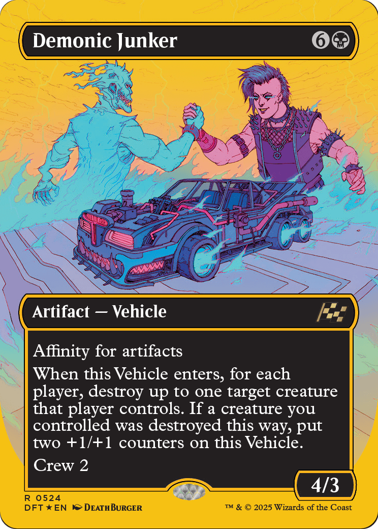 Demonic Junker |  Foil (524) [Aetherdrift]