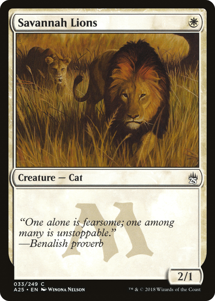 Savannah Lions [Masters 25] Foil