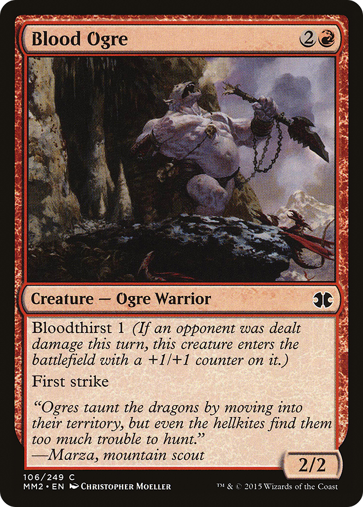 Blood Ogre [Modern Masters 2015] Foil