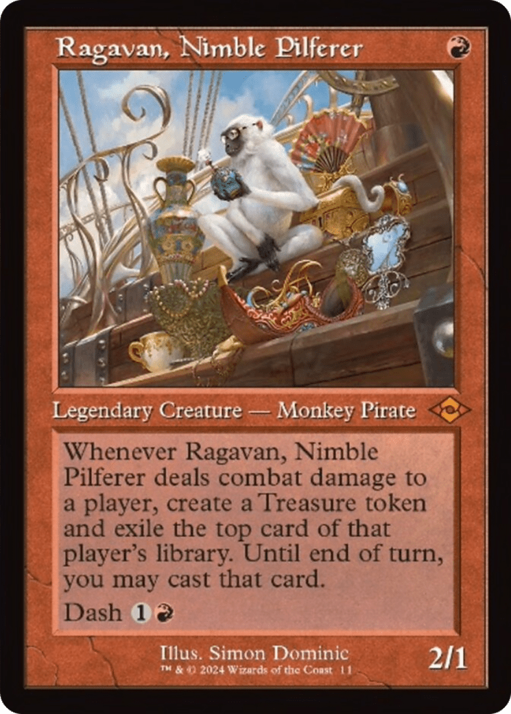 Ragavan, Nimble Pilferer (Retro) [Modern Horizons 2] Foil