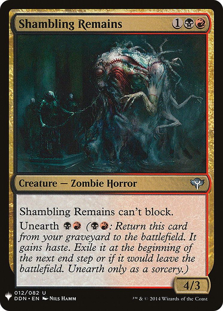 Shambling Remains |  (DDN-12) [The List]