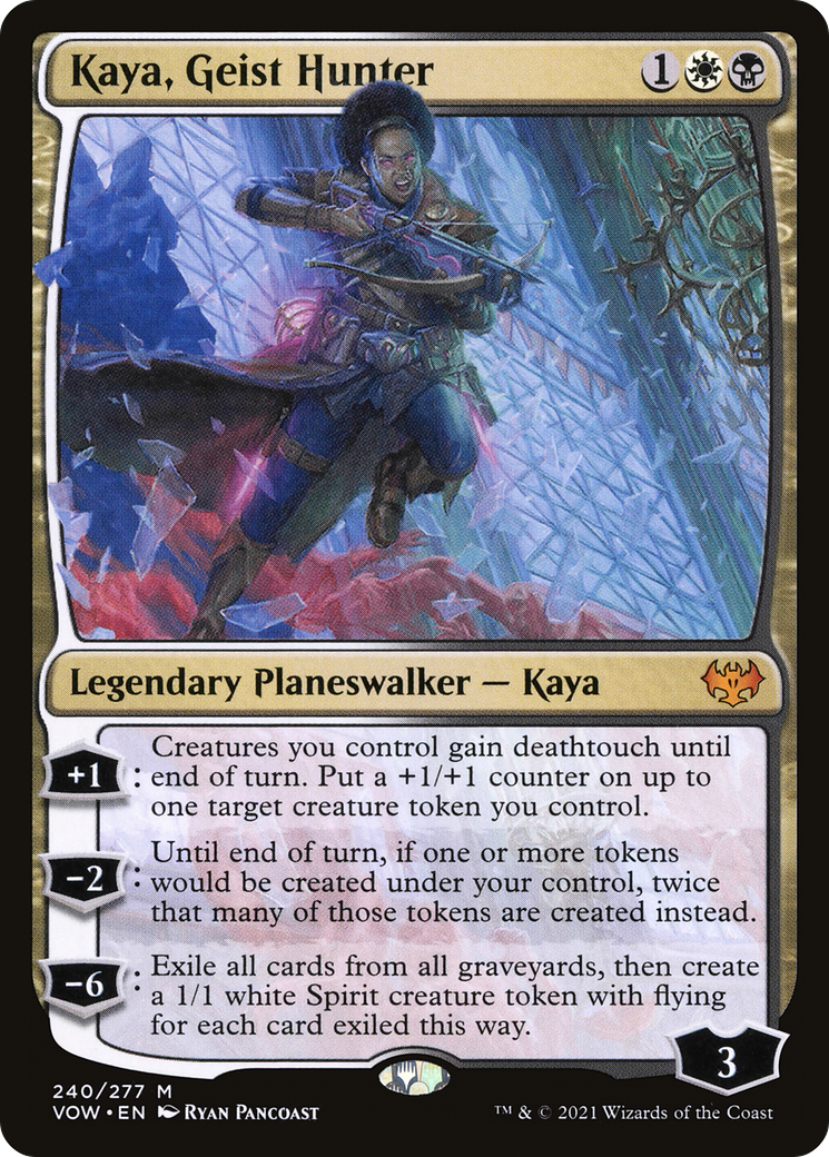Kaya, Geist Hunter [Innistrad: Crimson Vow] Foil