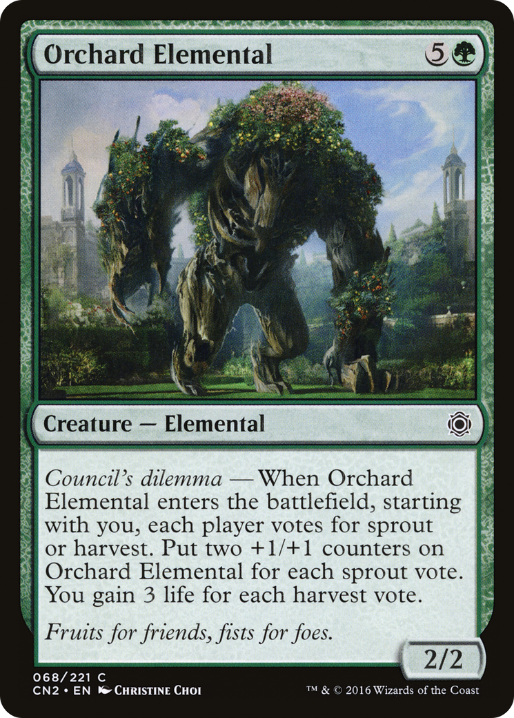 Orchard Elemental [Conspiracy: Take the Crown] Foil