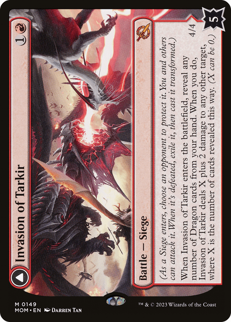 Invasion of Tarkir // Defiant Thundermaw [March of the Machine] Foil
