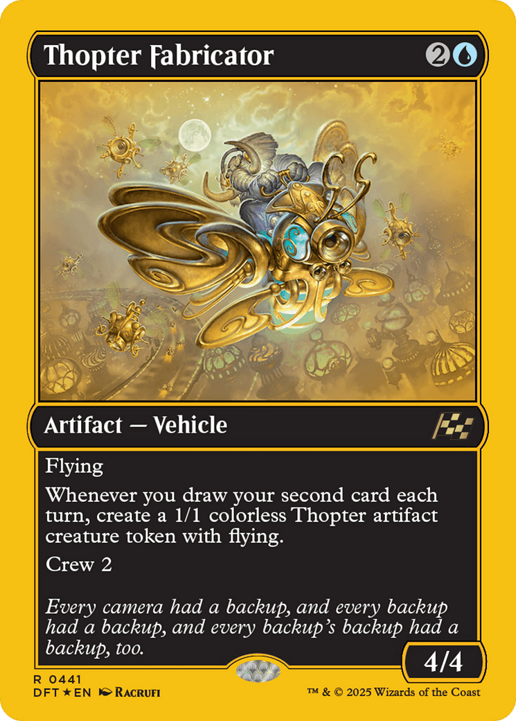 Thopter Fabricator |  Foil (441) [Aetherdrift]