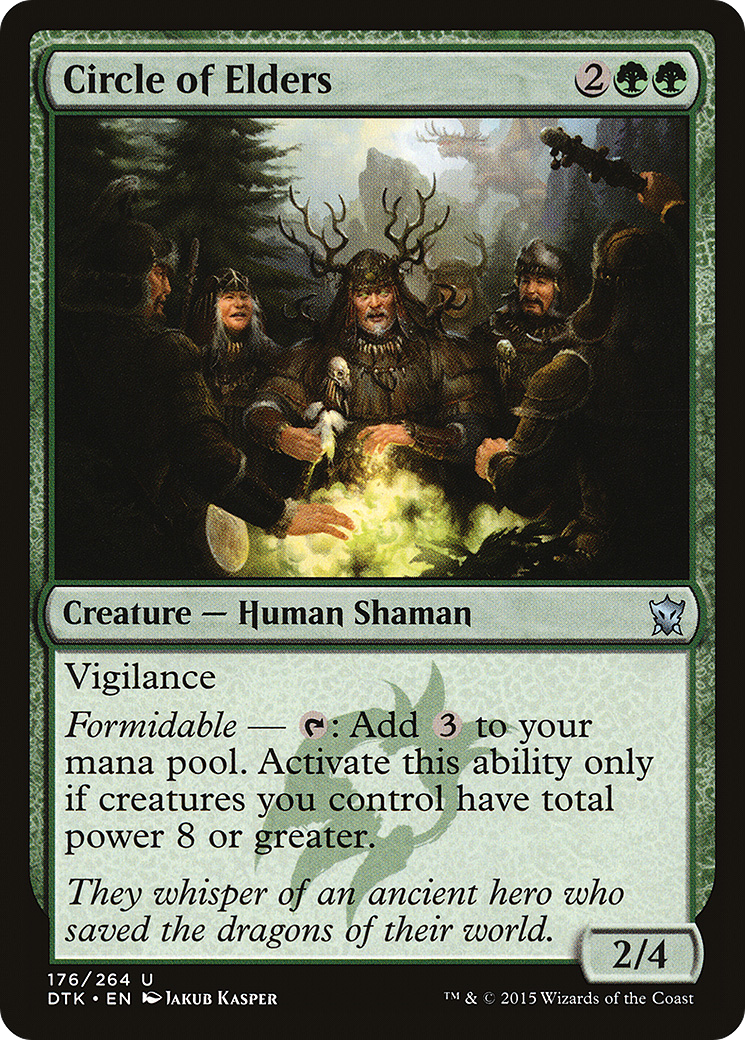 Circle of Elders [Dragons of Tarkir] Foil