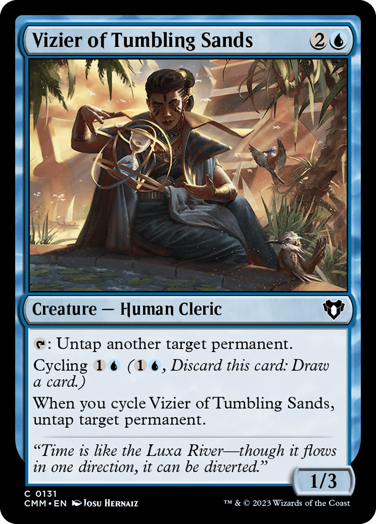Vizier of Tumbling Sands [Commander Masters] Foil
