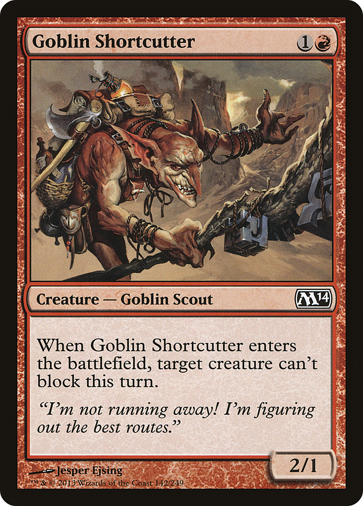 Goblin Shortcutter [Magic 2014] Foil