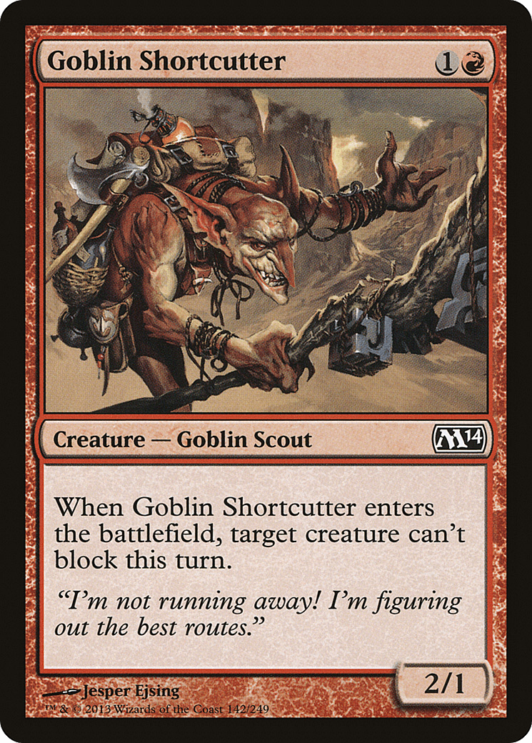 Goblin Shortcutter [Magic 2014] Foil