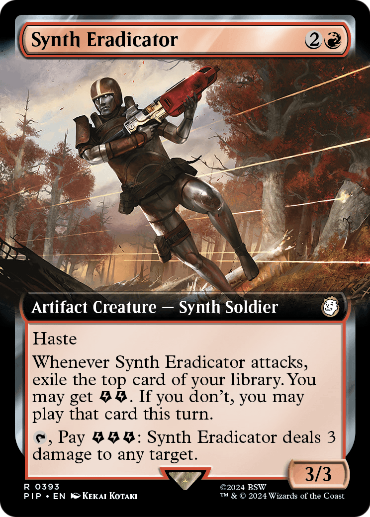 Synth Eradicator (Extended Art) [Fallout] Foil