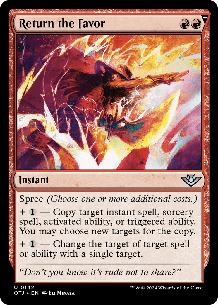 Return the Favor [Outlaws of Thunder Junction] Foil