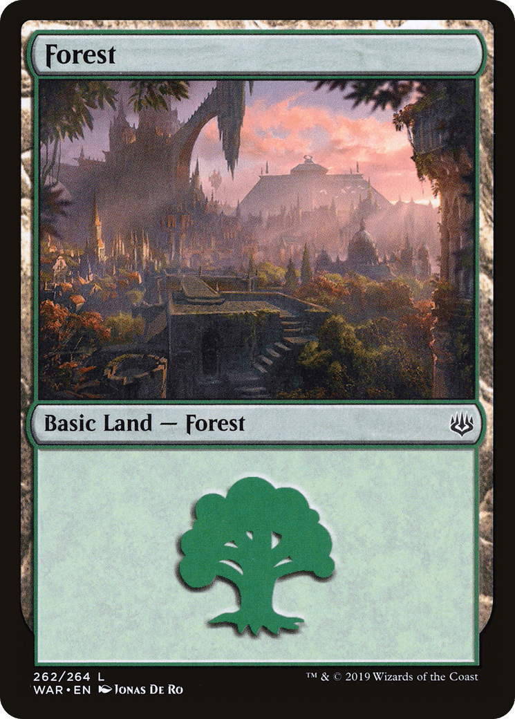 Forest (262) [War of the Spark] Foil