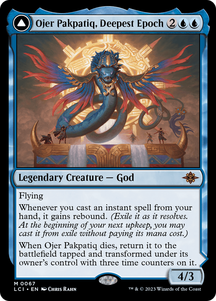 Ojer Pakpatiq, Deepest Epoch // Temple of Cyclical Time [The Lost Caverns of Ixalan] Foil