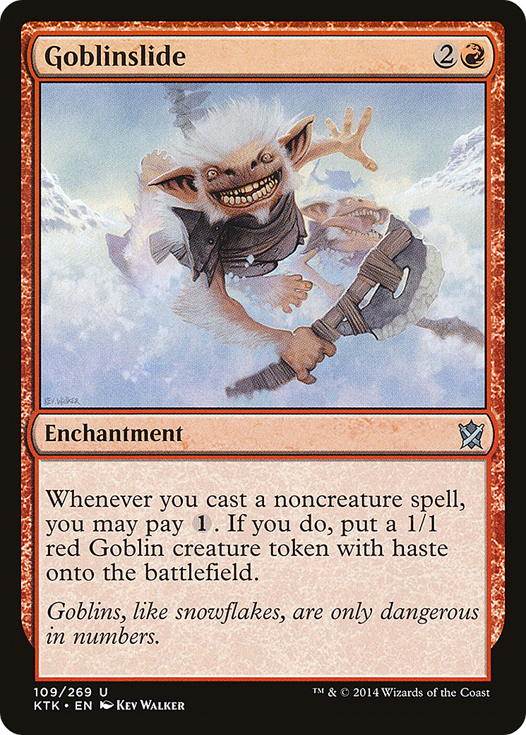 Goblinslide [Khans of Tarkir] Foil