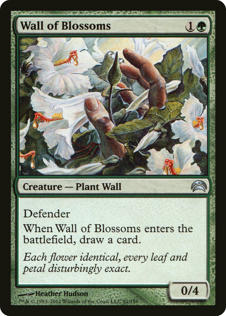 Wall of Blossoms [Planechase 2012] Foil