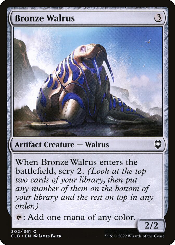 Bronze Walrus 302 (Commander Legends: Battle for Baldur's Gate)  - Foil