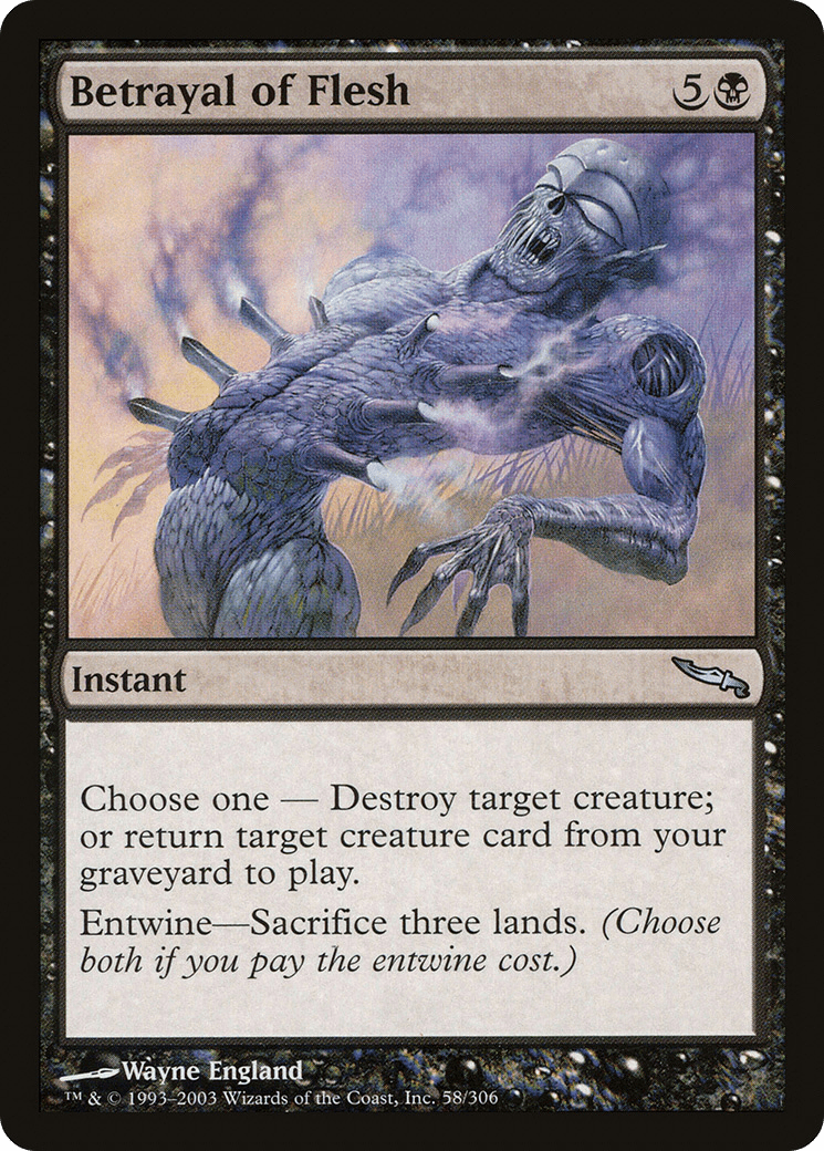 Betrayal of Flesh [Mirrodin] Foil