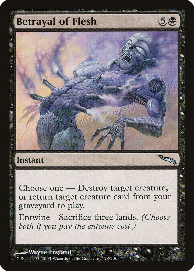 Betrayal of Flesh [Mirrodin] Foil