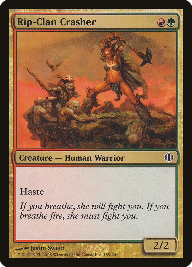 Rip-Clan Crasher 189/249 (Shards of Alara)  - Foil