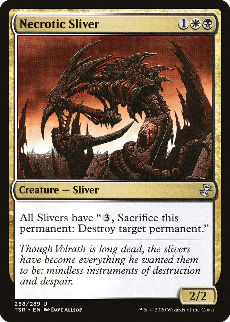 Necrotic Sliver [Time Spiral Remastered] Foil
