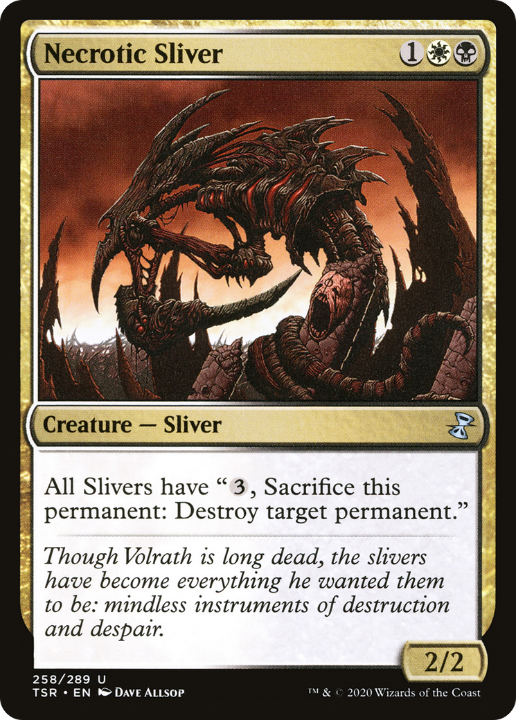 Necrotic Sliver [Time Spiral Remastered] Foil