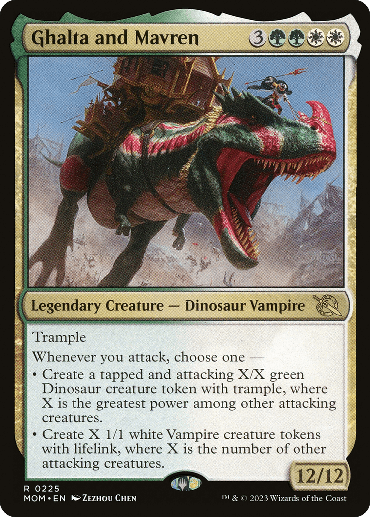 Ghalta and Mavren [March of the Machine] Foil