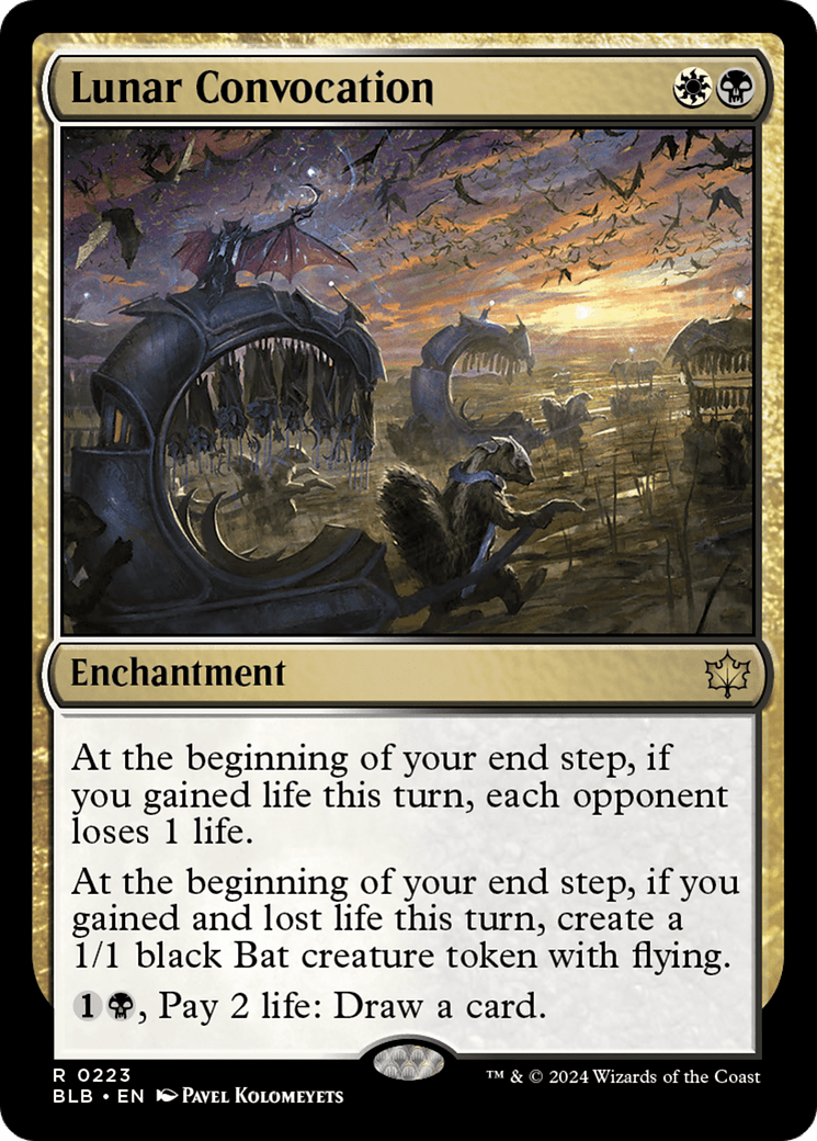 Lunar Convocation [Bloomburrow] Foil