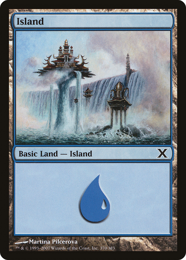 Island (370) [Tenth Edition] Foil