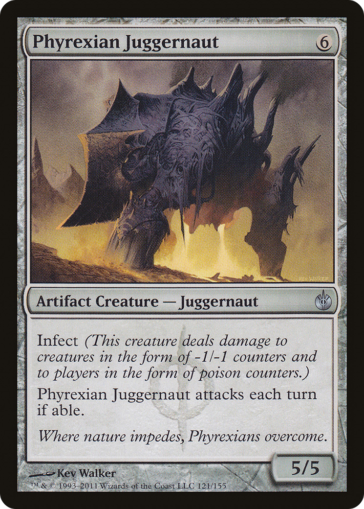 Phyrexian Juggernaut [Mirrodin Besieged] Foil