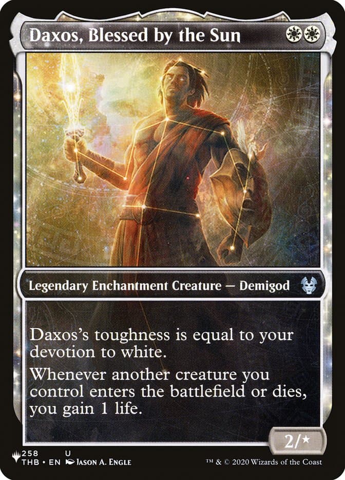 Daxos, Blessed by the Sun |  (THB-258) [The List]