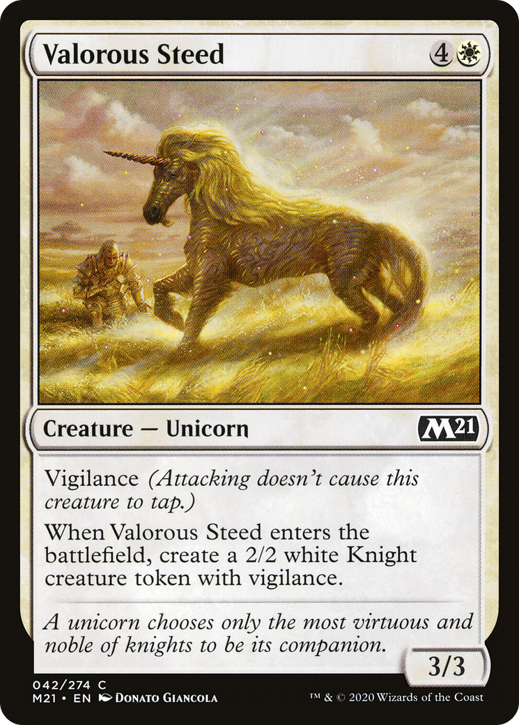 Valorous Steed [Core Set 2021]