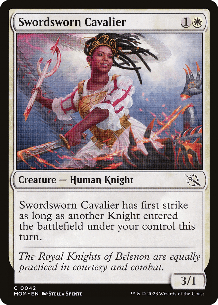 Swordsworn Cavalier [March of the Machine] Foil