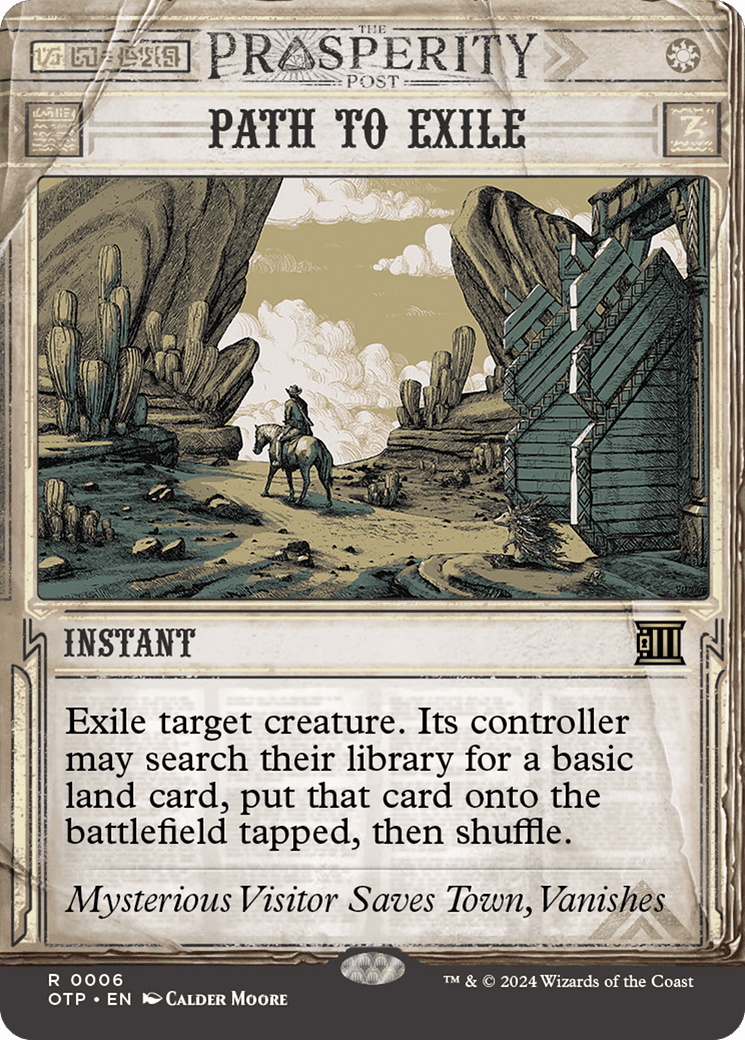 Path to Exile [Outlaws of Thunder Junction: Breaking News] Foil