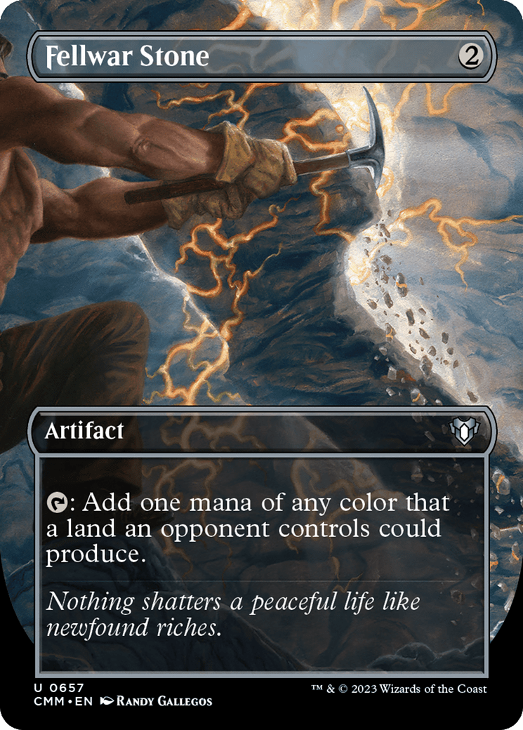 Fellwar Stone (Borderless Alternate Art) [Commander Masters]