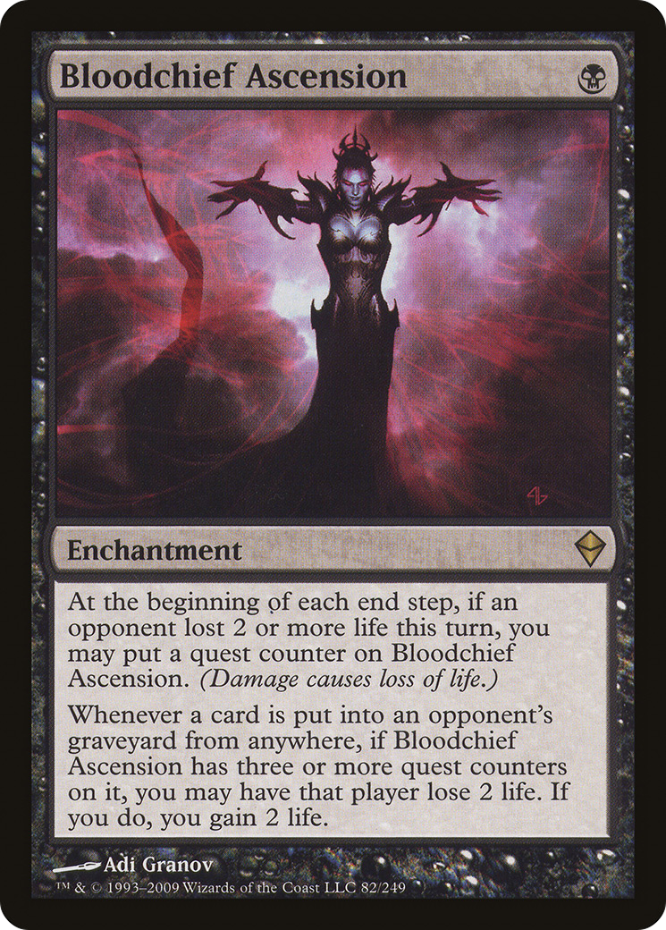 Bloodchief Ascension [Zendikar] Foil