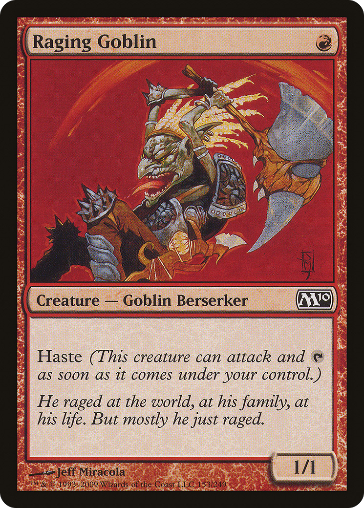 Raging Goblin [Magic 2010] Foil