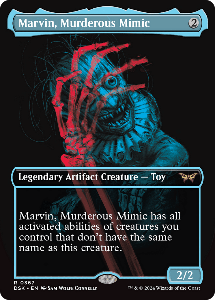 Marvin, Murderous Mimic (Showcase) [Duskmourn: House of Horror] Foil