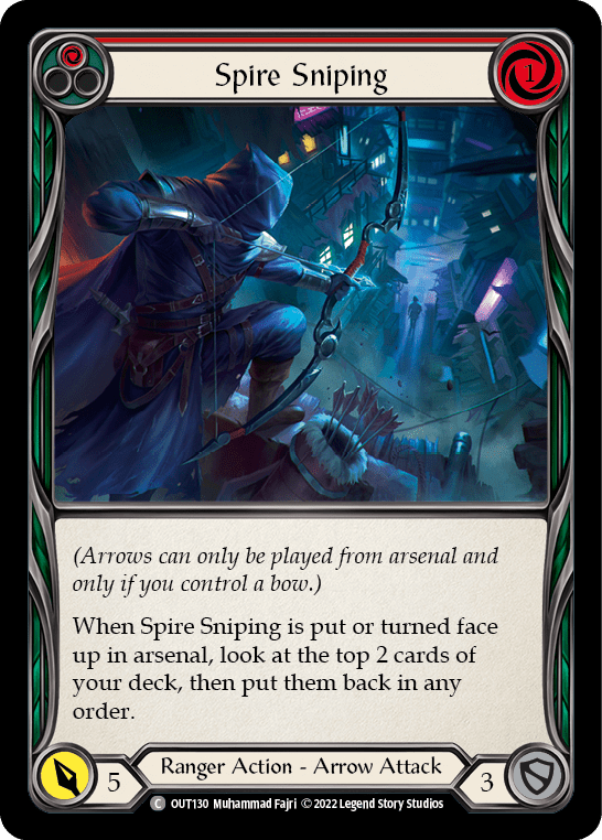 Spire Sniping (Red) [OUT130] (Outsiders)