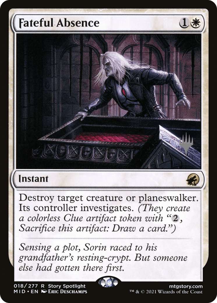 Fateful Absence (Promo Pack) [Innistrad: Midnight Hunt Promos] Foil