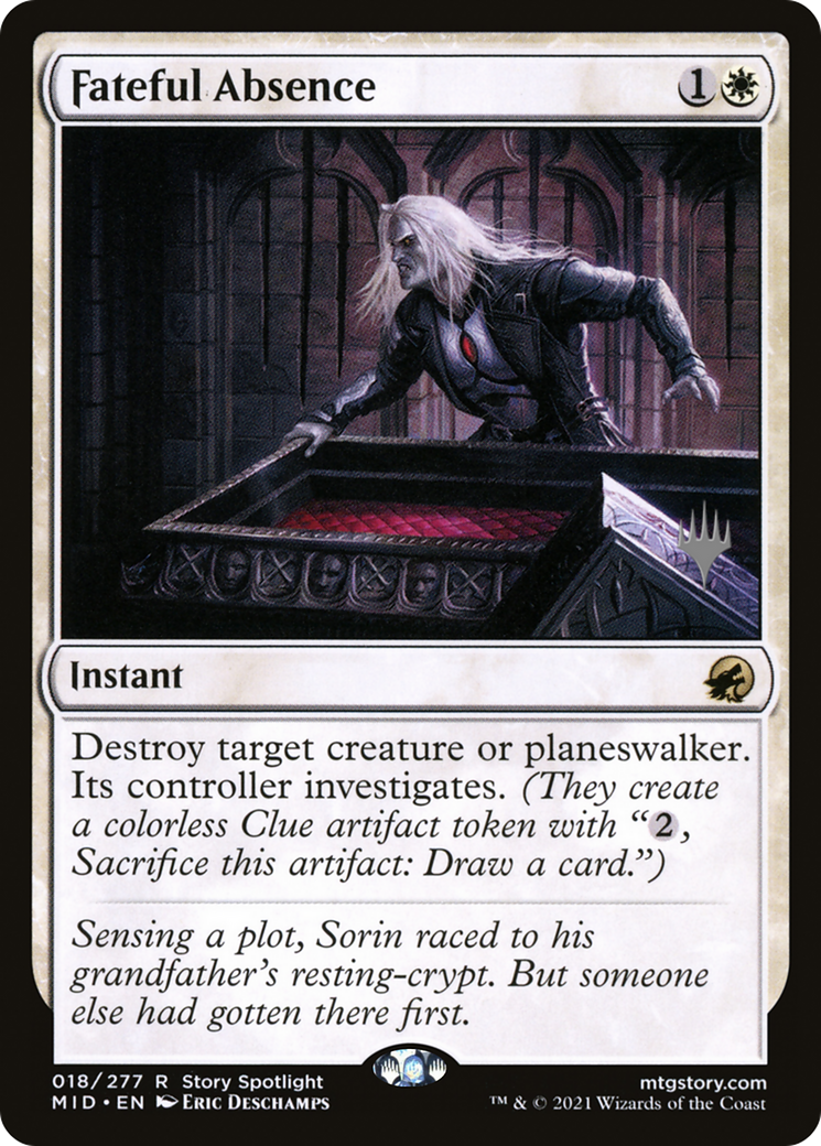 Fateful Absence (Promo Pack) [Innistrad: Midnight Hunt Promos] Foil