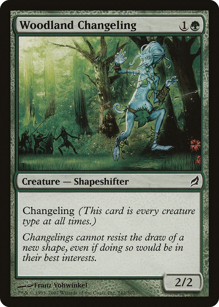 Woodland Changeling [Lorwyn] Foil