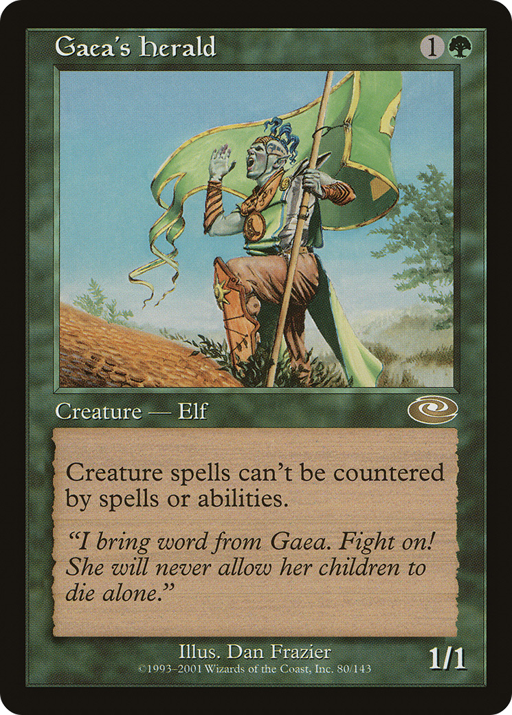 Gaea's Herald [Planeshift] Foil