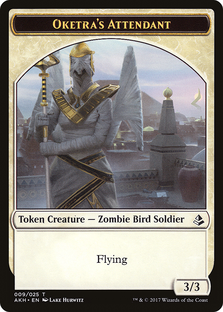 Oketra's Attendant Token [Amonkhet Tokens] Foil