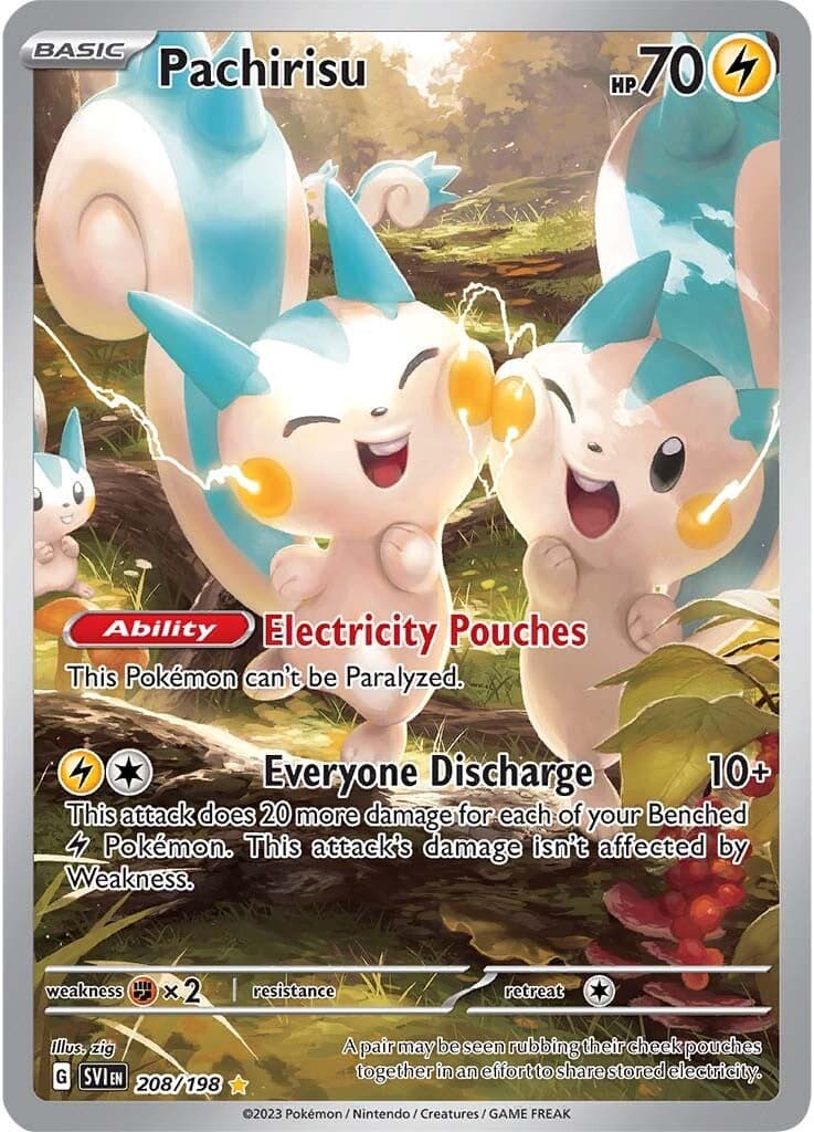 Pachirisu 208/198 - SV01 Scarlet & Violet Base Set Holofoil