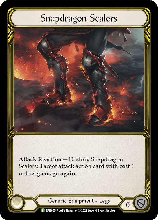 Snapdragon Scalers (Golden) [FAB065] (Promo)  Cold Foil