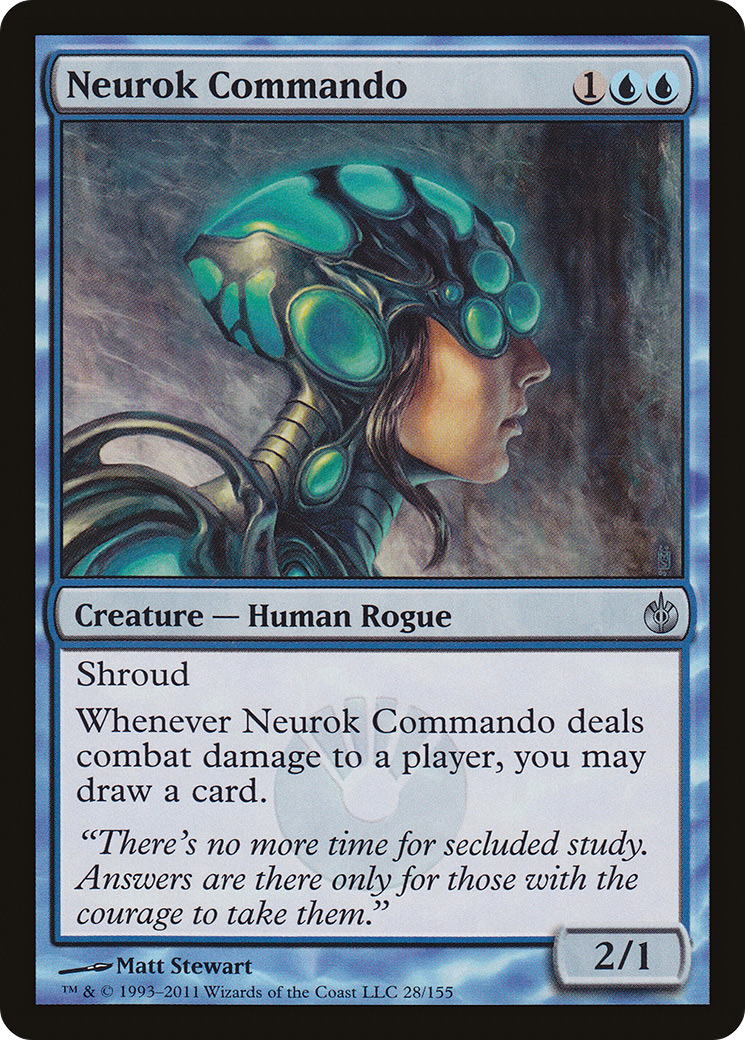 Neurok Commando [Mirrodin Besieged] Foil