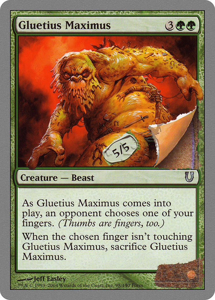 Gluetius Maximus [Unhinged] Foil