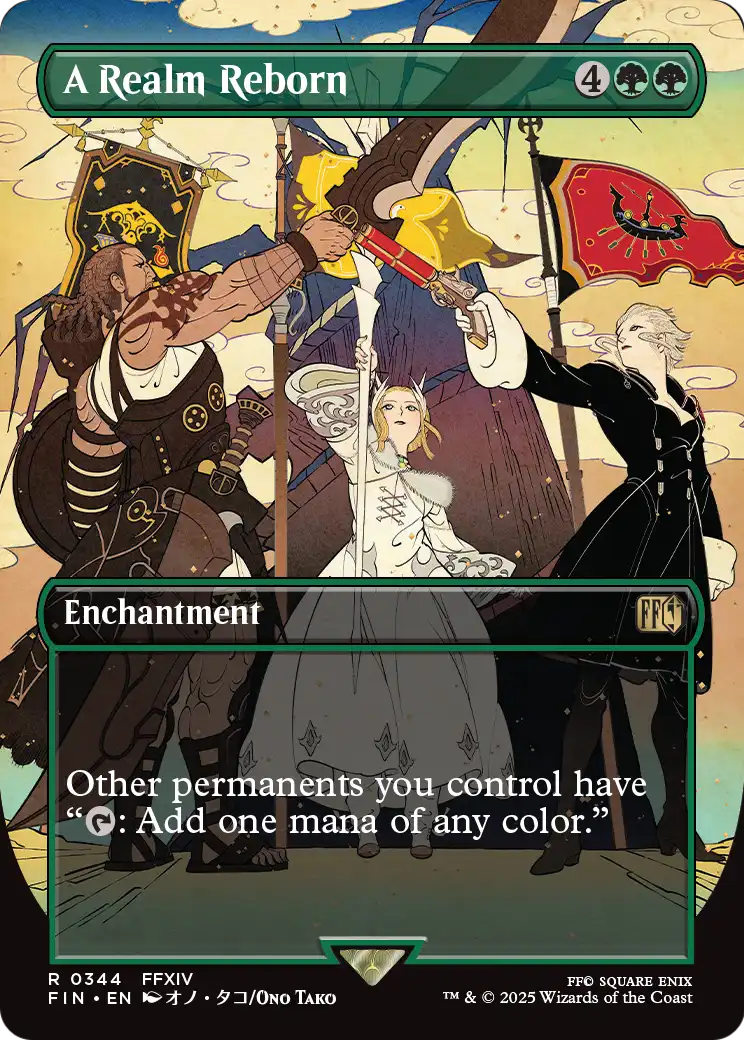 A Realm Reborn (Borderless) (344) [FINAL FANTASY]  Foil