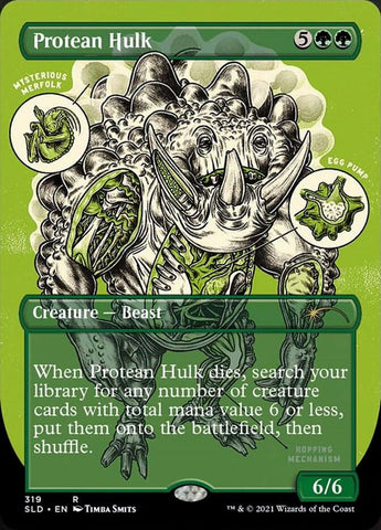 Protean Hulk (Borderless Foil Etched) [Secret Lair Drop Series]