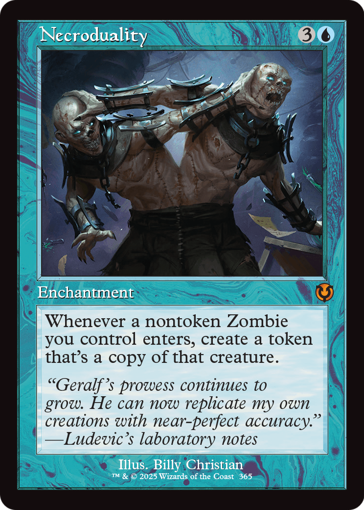 Necroduality (Retro Frame) (-365) [Innistrad Remastered]